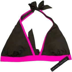 Ivanka Trump Color-block Triangle Halter Bikini Top
