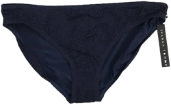 Ivanka Trump Navy Lace Xl Solid Lined Cheeky Bikini