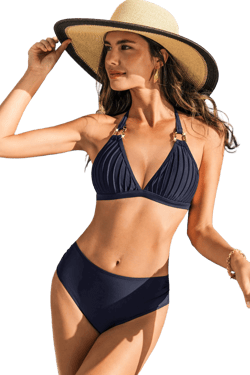 Cupshe Portofino Tide Halterneck Bikini Set