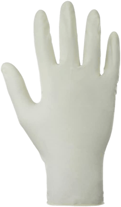 SAS Safety 650-1003 Latex Dyna Grip Powder-Free Disposable Glove, Large (Pack of 1000)