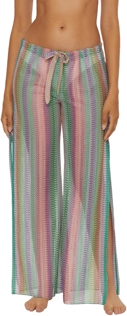 Becca Women's Beach Side Crochet Split Leg Pants
