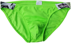 Men's Zig Zag Swim Bikini with Removable Pad