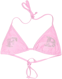 FB County Rhinestone Bikini Top
