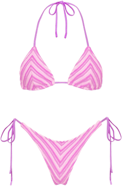 Triangl Vinca Lotus Terry Towelling Triangle Bikini Set Top