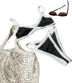 L*Space Women's Taylor-Mackenzie Ribbed Bikini Bottoms