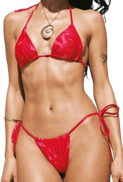 Jenner Tie Side Ruched Floral Bikini Bottom