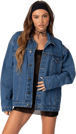 Dalia Oversized Denim Jacket