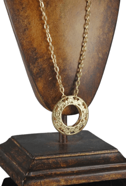 Vintage 1960s Filigree Donut Necklace