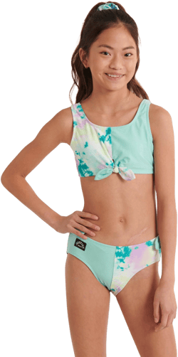 Justice Girls' Tie Bikini Swimsuit
