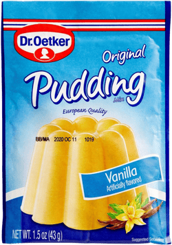 Dr. Oetker Original Vanilla Pudding Mix European Quality 1.5 Oz. (Pack of 6)