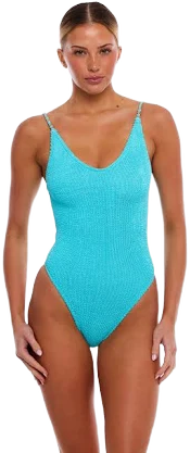 Sydney Gold Chains One Size One Piece Swimsuit