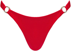 Monarch Women's Nicole Gold Ring Bikini Bottom