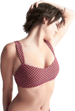 riley swim top c/d cups
