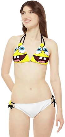 Sponge Bob Strappy Bikini Set
