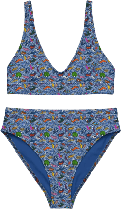Nudibranch Sea Slugs Bikini Set