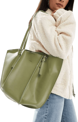 PASQ Pleated Tote Bag