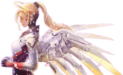 Anime Overwatch Mercy Gaming Video Game
