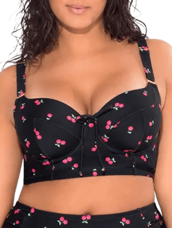 Smart & Sexy Women's Swim Long Lined Underwire Bikini Top