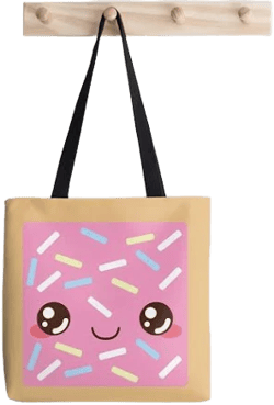 Strawberry Pop Tart Tote Bag