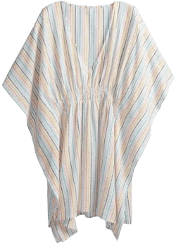 Jessica Lightweight Pin Stripe Swimsuit Cover Up