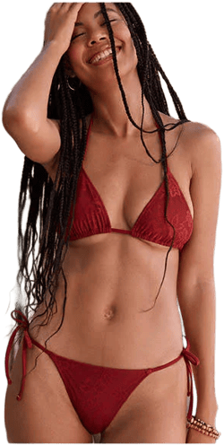 Aerie Women's Sunbun Lace Bikini Bottom