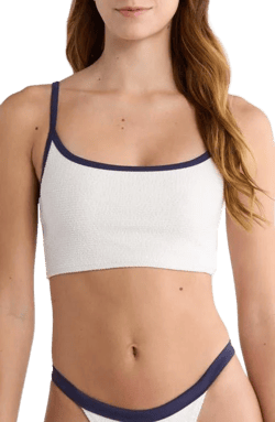 Pacsun Women's Thea Smocked Bikini Top