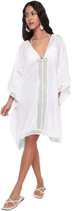 Kashri Women's Cotton Tunic Kaftan Bikini