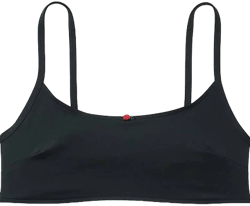 Frankie's Bikinis Pink Bandeau Bikini Top