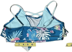 Justice Girls' Bikini Ruffle Swim Suit
