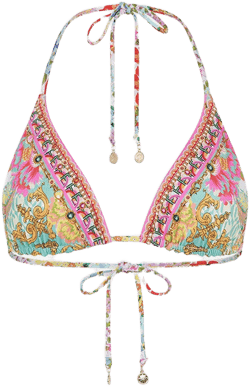 Camilla Women's Floral Halterneck Bikini Top