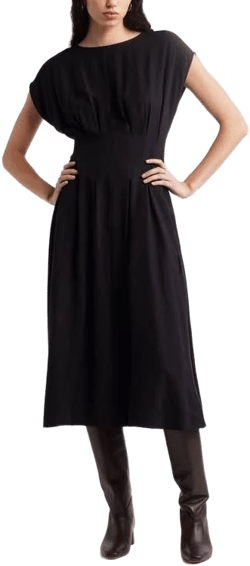 Nordstrom Pleated A-Line Dress