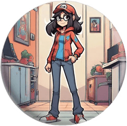 ArtisticBlend Ashley Warioware Pin