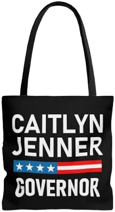 Vote Caitlyn Jenner California Governor Tote Bag