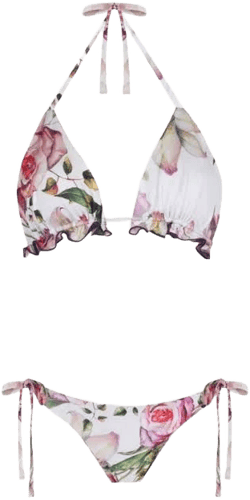 Karaata Women's Triangle Bianca Bikini Set