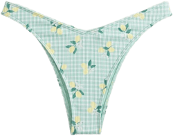 Hollister Women's Ribbed High-Leg Bikini Bottom