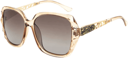 LECKIRUT Women's Oversized Polarized UV Protection Shades