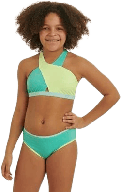 Justice Girls Two-Piece Halter Bikini