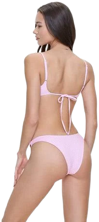 Frankies Bikinis Dove Polka Dot Bikini Bottom