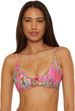 Becca Women's Polynesia Convertible Bralette Bikini Top