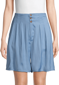 Free People Womens Pleated Front Walking Dress Shorts
