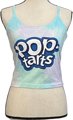 Kellogg's Pop Tarts Tie-Dye Strappy Top