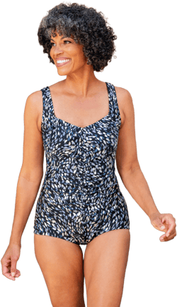 Maxine of Hollywood Women's Shirred Front One Piece Swimsuit