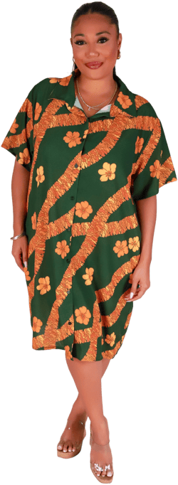 Ilima Button Down Dress