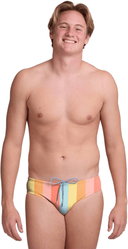 JOLYN Men's Sherbert Swim Brief Swimsuit