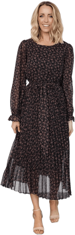 Edith Pleated Dress