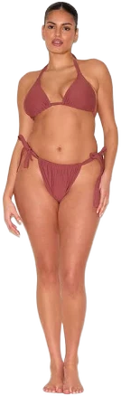 Plus Tanga Tie Side Bikini Bottom
