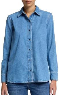 7 For All Mankind Women's Cotton Chambray Shirt