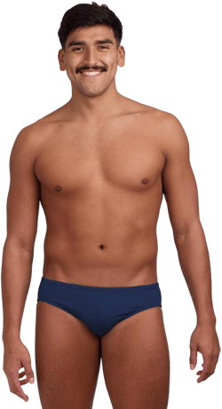 JOLYN Men's Brolyn Solid Brief Swimsuit