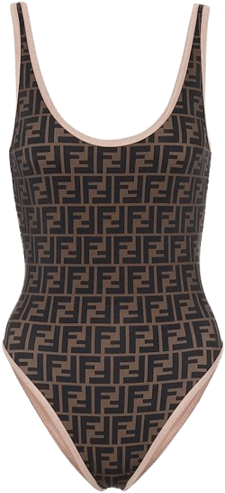 Fendi Swimsuit Brown