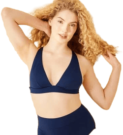 Shade & Shore Women's Longline Triangle Bikini Top